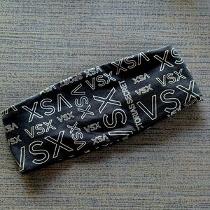 Victoria's Secret VSX Headband Black with Silver Lettering